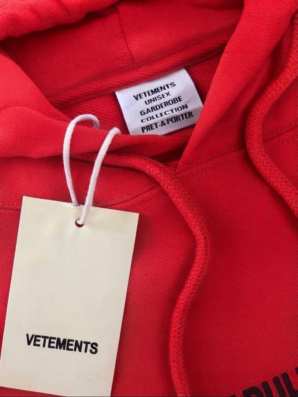 Vetements Kids Bright Red Sweatpants/Joggers